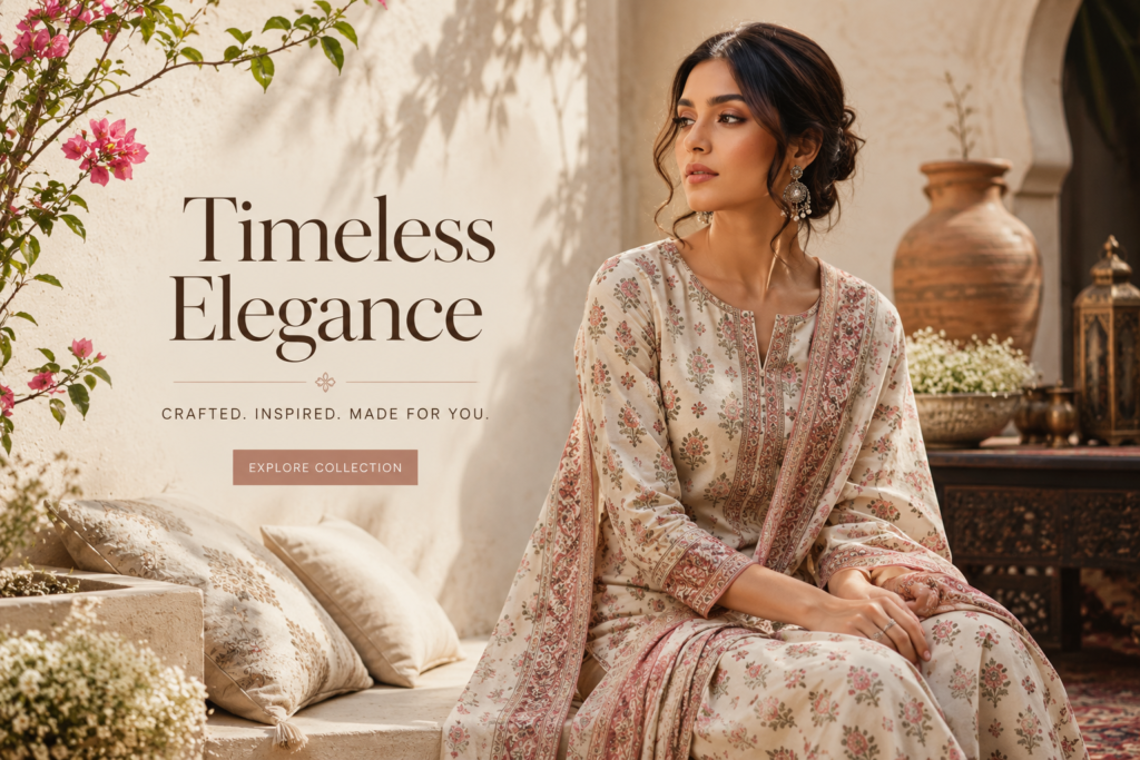 Ajrakh Suit for Women