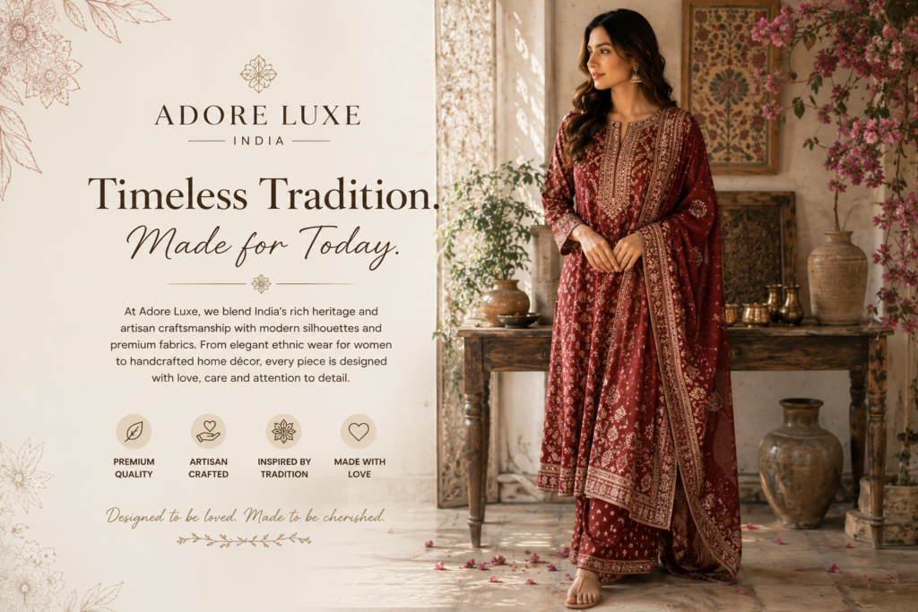 Wholesale Ajrakh Anarkali Suit Set