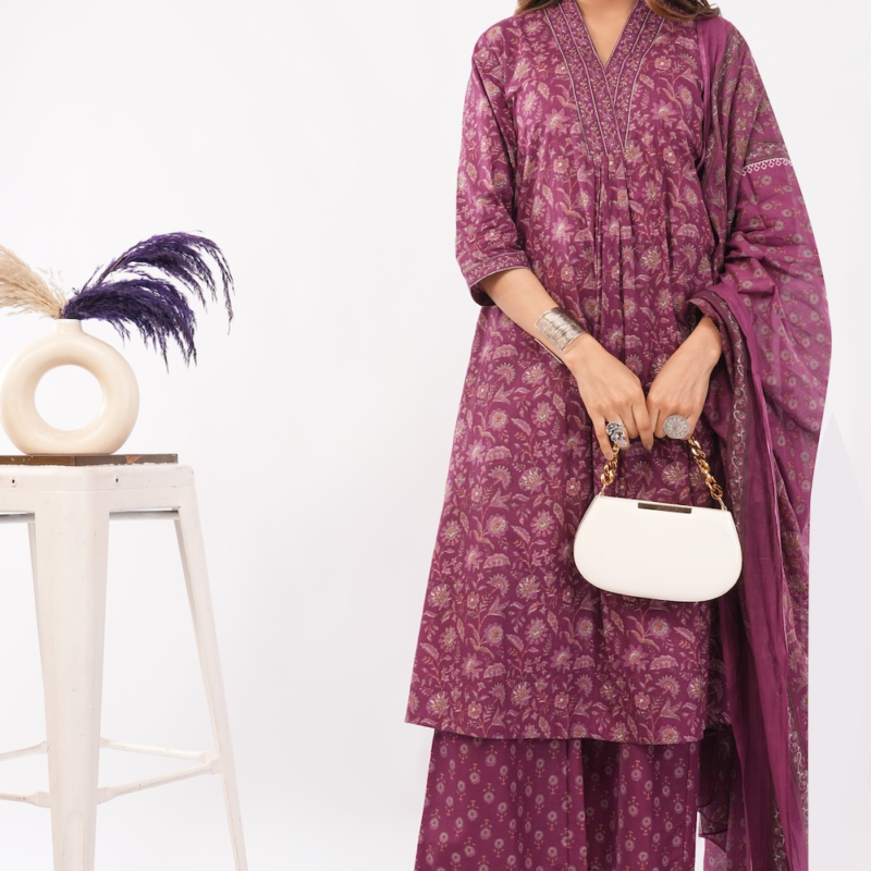 Women Anarkal Pink Palazzo Set